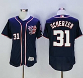 Washington Nationals #31 Max Scherzer Navy Blue 2016 Flexbase Collection Stitched Baseball Jersey,baseball caps,new era cap wholesale,wholesale hats